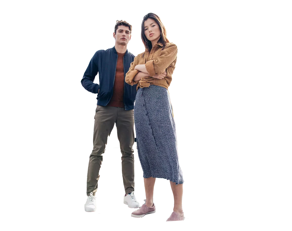 group of people in urban style clothes